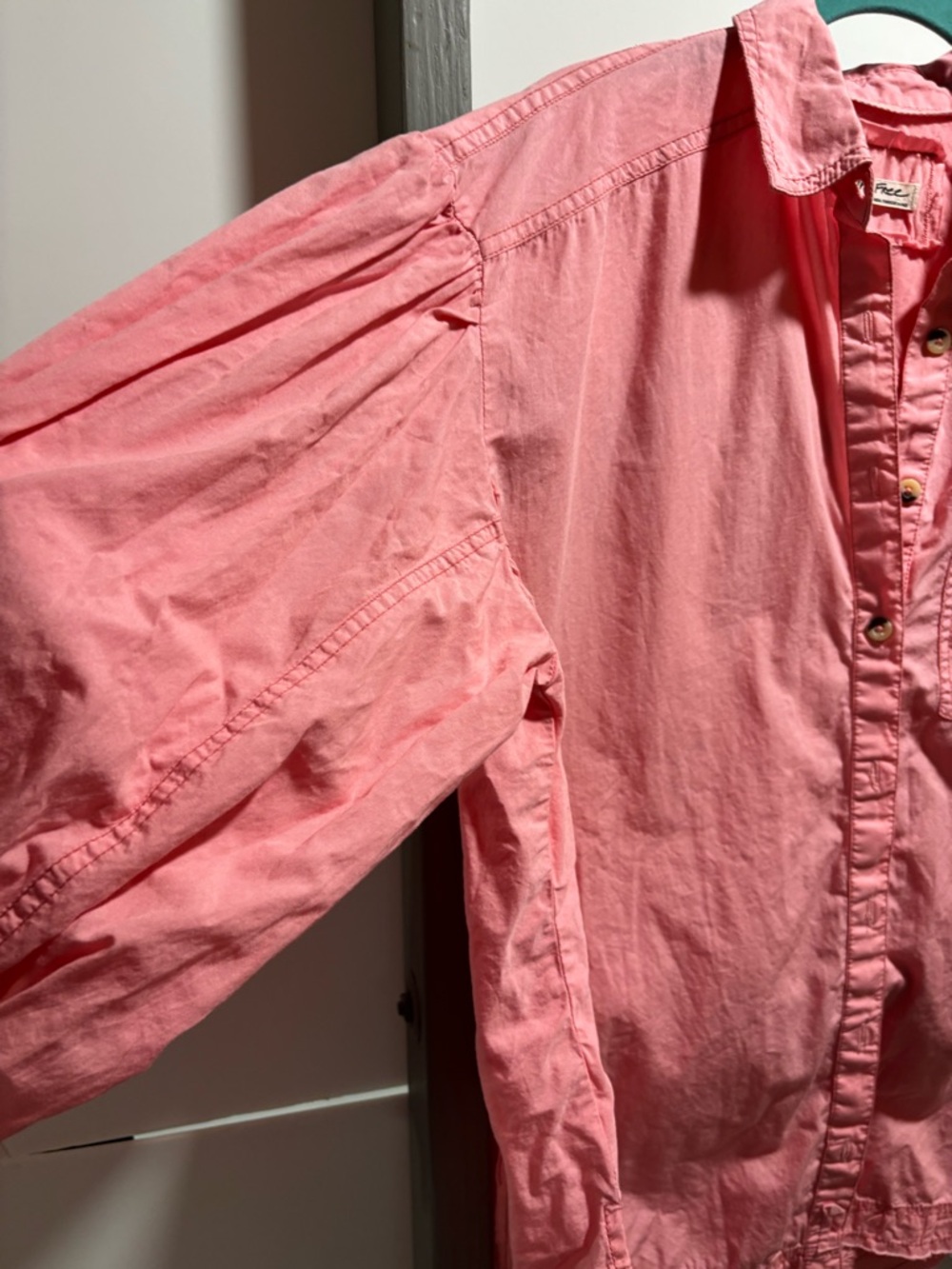 WeTheFree Womens XS top, oversized, eclectic grandpa, cottagecore, casual boho - Picture 2 of 15